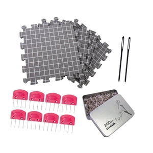 Bothyi - Mats De Bloqueo Para Tejer Con Cuadrículas Para Dio De Dony De Tejido De Tejido De Tejido De Tejido Mat