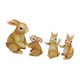 thumbnail image 5 of Decoraciones De Conejito De Pascua Estatuas De Jardín De Jardinería Figuras En Miniatura De Conejo, 5 of 5