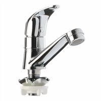 Genericio - Llave Lavamano Agua Fria Plateado