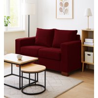Dkora - Sofa Cedric 2 Cuerpos Rojo