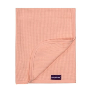 Clevamama - Manta Waffle Algodón 120X140 - Coral