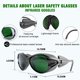 thumbnail image 5 of Gafas de seguridad láser ULTREMA IPL 200-2000nm para depilación, 5 of 6