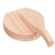 thumbnail image 1 of Prensa de Tortilla de Madera Natural Redonda con Asa, 1 of 6