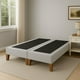 thumbnail image 2 of Base De Cama 2 Plazas Gris Claro Perla En Lino, 2 of 2