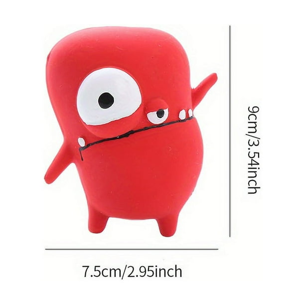 Dog Latex Chew Toy Cute Little Monster Shape Resistant To Biting Teeth Interactive Play Pet Supplies