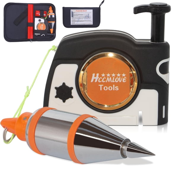 Plomada magnética HCCMLOVE de 305 g con kit de hilo de 4,5 m