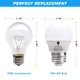thumbnail image 3 of Bombilla LED Bluex G14, 3 W, 3000 K, blanco cálido, paquete de 8, 3 of 6