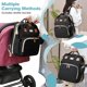 thumbnail image 4 of Mochila JSTPRO 25L Negra con Estación de Cambio, 4 of 7