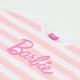 thumbnail image 3 of Polera Manga Corta Niña Blanco Rayas Estampado Barbie, 3 of 4