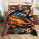 thumbnail image 1 of Racing Car Duvet Cover Boys Extreme Sports Game Quilt Cover Twin For Boys Microfiber Cool Speed Automobile Honeycomb Bedding Set Bed Sheets, 1 of 5