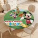 thumbnail image 4 of La casa de Mickey Mouse+-theme Fitted Round Tablecloths Elastic Edged Table Covers Waterproof Table Cloth for Kitchen Holiday Party Tables Decor 150cm, 4 of 6