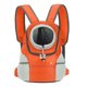 thumbnail image 1 of Uxcell Mochila Transportadora para Perros, Diseño de Cabeza Fuera, Bolsa de Transporte Frontal para Mascotas (Naranja, 12"x8"x16"), 1 of 7