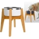 thumbnail image 1 of Soporte ZPirates de bambú para perros grandes, 35 cm de altura, 1 of 9