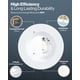 thumbnail image 4 of Kit de luz LED empotrable Sunco de 4" 11 W 660 lm regulable CCT, 4 of 6