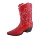 thumbnail image 2 of Jarrón De Resina Con Forma De Bota De Vaquero, Florero Coleccionable Moderno único, Regalo Ideal, Rojo, 2 of 5