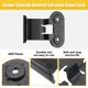 thumbnail image 4 of Tapa de cierre del reposabrazos de la consola central 55037537AA para Jeep Cherokee 1997-2001 Plástico Negro, 4 of 6
