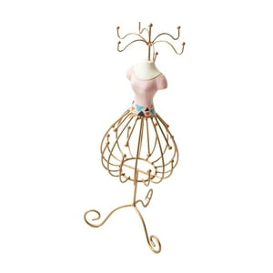 Genérico - Expositor De Joyas De Princesa Para Encimera, Dormitorio, Vestidor, Color Rosa
