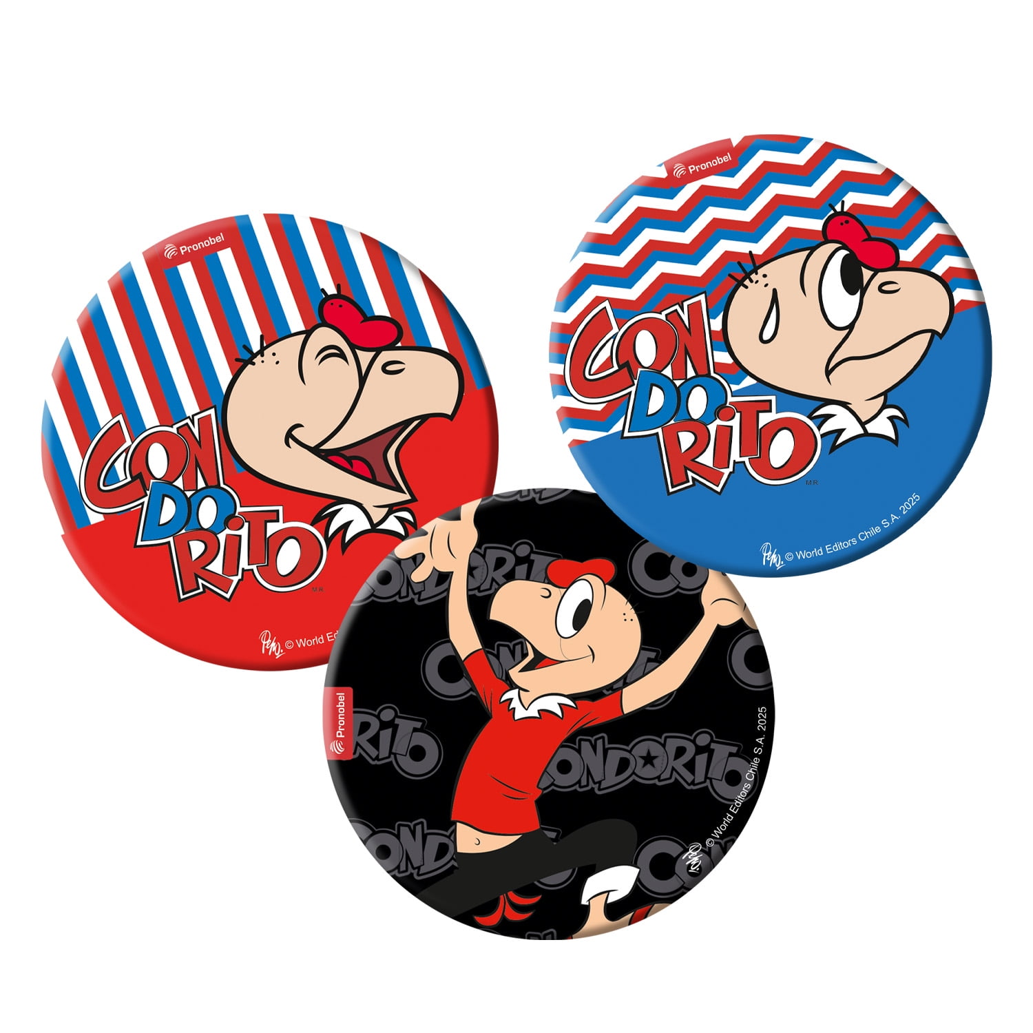 Set 6 Posa Vasos Condorito Big Party