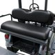 thumbnail image 1 of Cobertor de asiento NOKINS para coche de golf trasero liso negro, 1 of 6