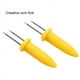 thumbnail image 2 of 10/20pcs Fork Corn Skewer Stainless Steel Corn Holders Corn On The Cob Skewers Fruit Forks Outdoor Barbecue Tool Back To School School Supplies Student College Dorm Room Apartment Essential BBQ Access, 2 of 5