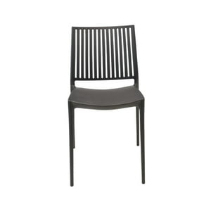 Silla Plástico Apilable Deco Noruega Negro Escandinavia Negro Tamaño Único
