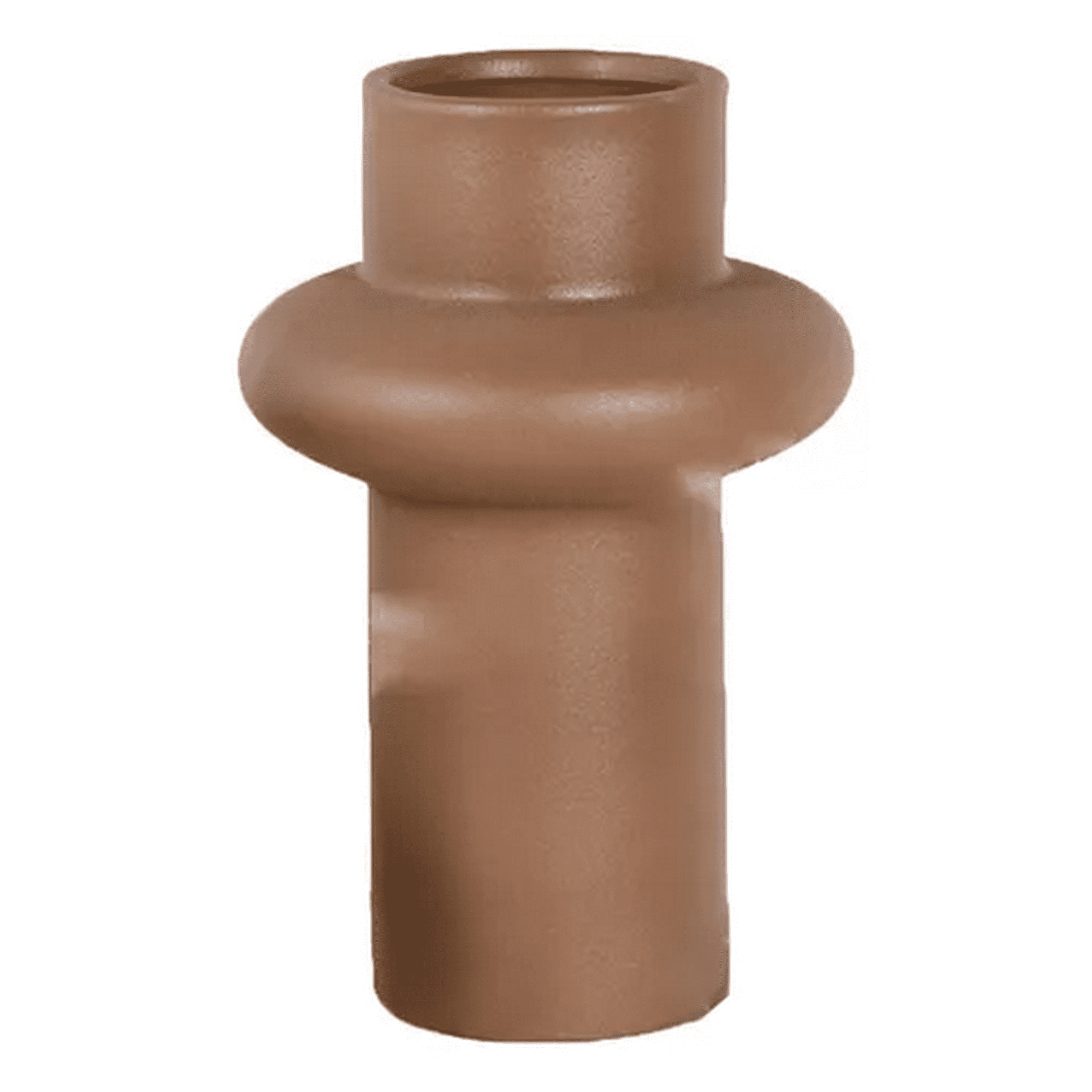 Genérico - Florero Vintage Ceramica Torre Cafe 17x17x25cm