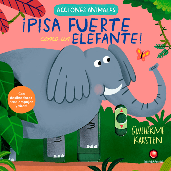 Pisa fuerte como un elefante! Acciones animales