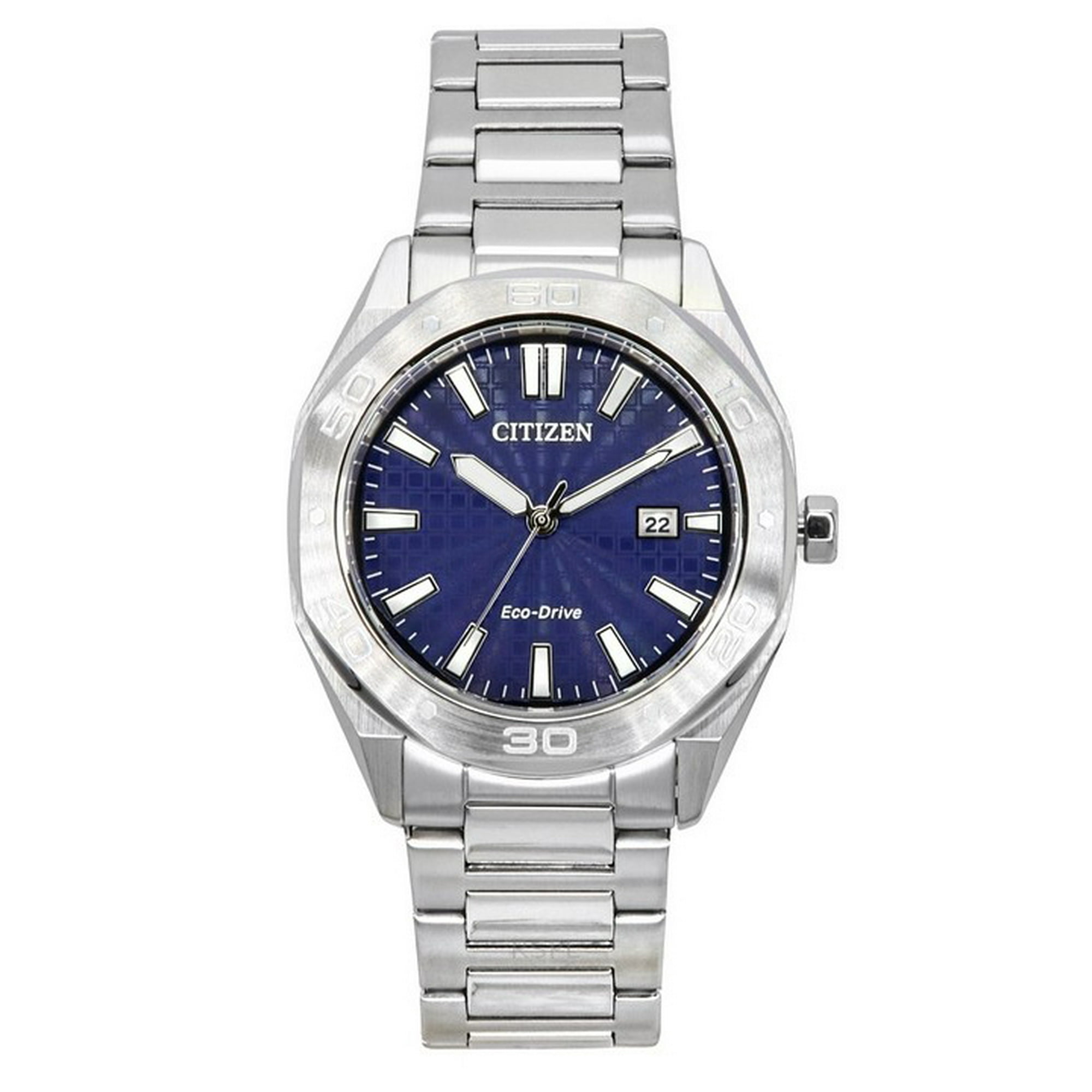 Reloj Citizen Eco-drive Stainless Steel Blue Dial Bm7630-80l 100m Men's Watch