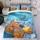 thumbnail image 4 of Risa-Olimpiadas Conjunto de sábanas temático, trío de piezas, cómodo y amigable con la piel, diseño único, regalo de decoración para el hogar para familiares, amigos y fans,135cm *200cm, 4 of 6