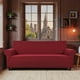 thumbnail image 1 of Funda Protectora Cubre Sofa De 3 Cuerpos Tela Elasticada Cuadrille Color Burdeo, 1 of 3