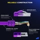 thumbnail image 3 of Cable Ethernet Maximm Cat6 de 0,6 m, morado, paquete de 50, 3 of 8