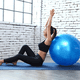 thumbnail image 4 of Pelota de ejercicios: pelota de estabilidad para el hogar, yoga, gimnasio, fisioterapia, suizo y fisioterapia., 4 of 5