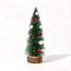thumbnail image 1 of Mini Árbol de Navidad 33 cm Base Madera Nevado Decoración, 1 of 8