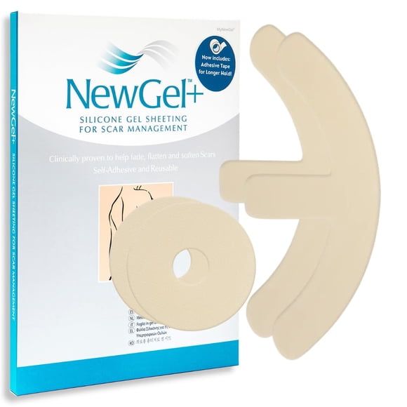 Láminas de cicatriz MyNewGel 4 unidades de silicona de grado médico