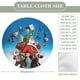 thumbnail image 2 of Arthur Christmas-theme Fitted Round Tablecloths Elastic Edged Table Covers Waterproof Table Cloth for Kitchen Holiday Party Tables Decor 120cm, 2 of 6