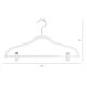 thumbnail image 2 of REGALWOVEN 20 Paquete de Perchas Antideslizantes Aterciopeladas con Pinzas, Perchas Duraderas que Ahorran Espacio de 360 Grados para Armario, Pantalones o Camisas Blancas, 2 of 6