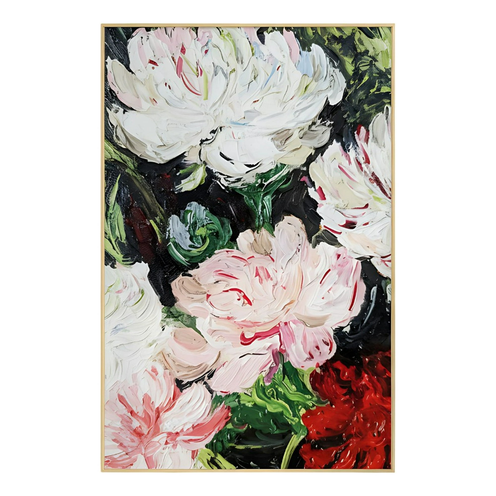 Genérico - Cuadro Decorativo Arte Visual Floral Elegante Hogar Jhn