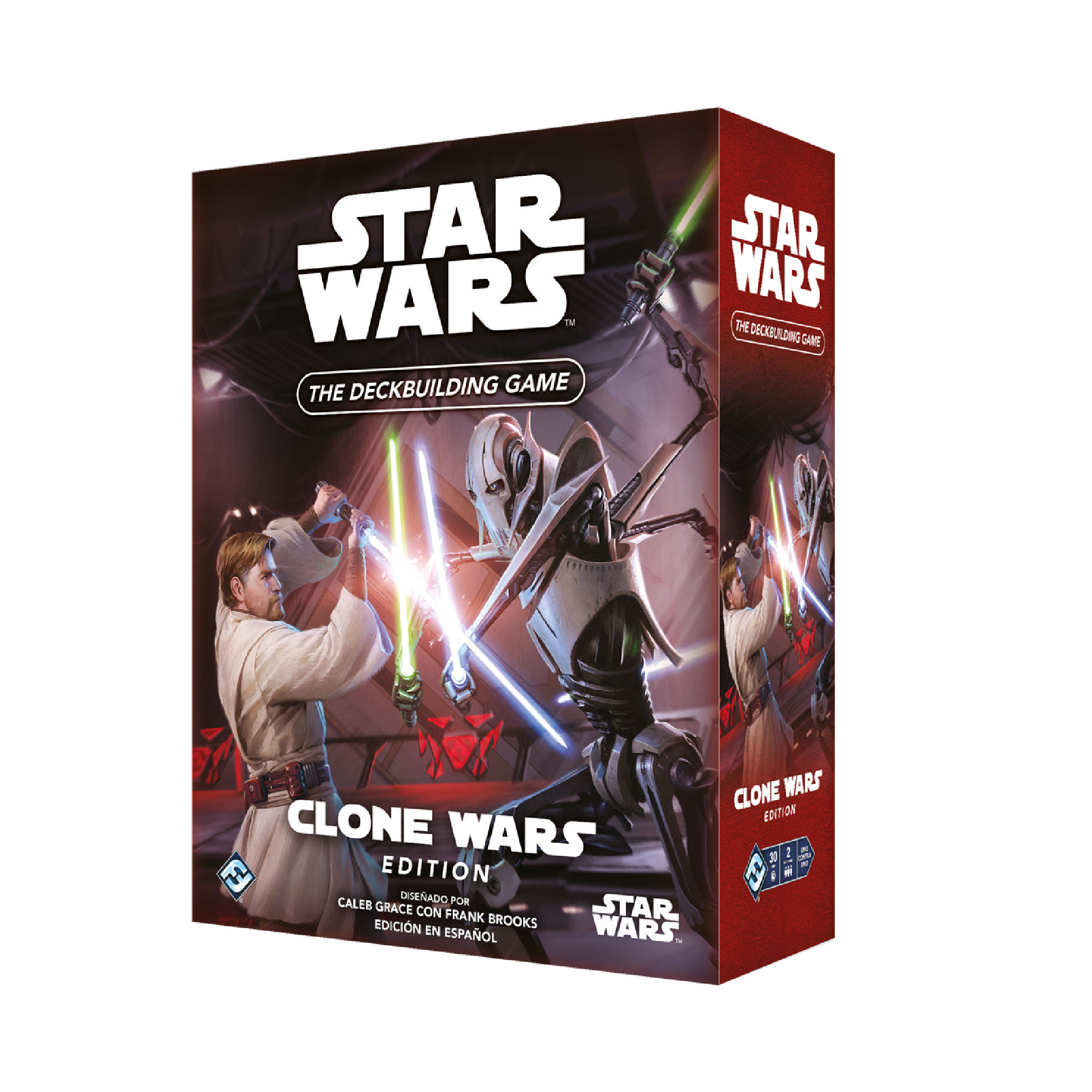 Asmodee - Juego De Mesa Star Wars The Deckbuilding Game Clone Wars