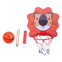 Magideal - Soporte De Baloncesto De Animales Creativos De Dibujos Animados, Juguetes Deportivos, Aro De Baloncesto Para Niños Para Adultos Niños Pequeños Regalos León