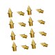 thumbnail image 1 of 16x Clavos De Repuesto Para Zapatillas De Atletismo De 7 Mm Para Correr, Escalar, Competir, Dorados, 1 of 3