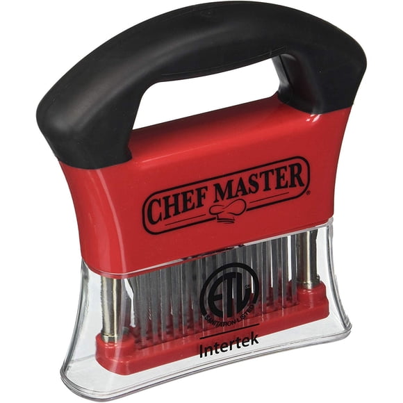 Herramienta para ablandar carne Chef Master, hoja de aguja de acero inoxidable