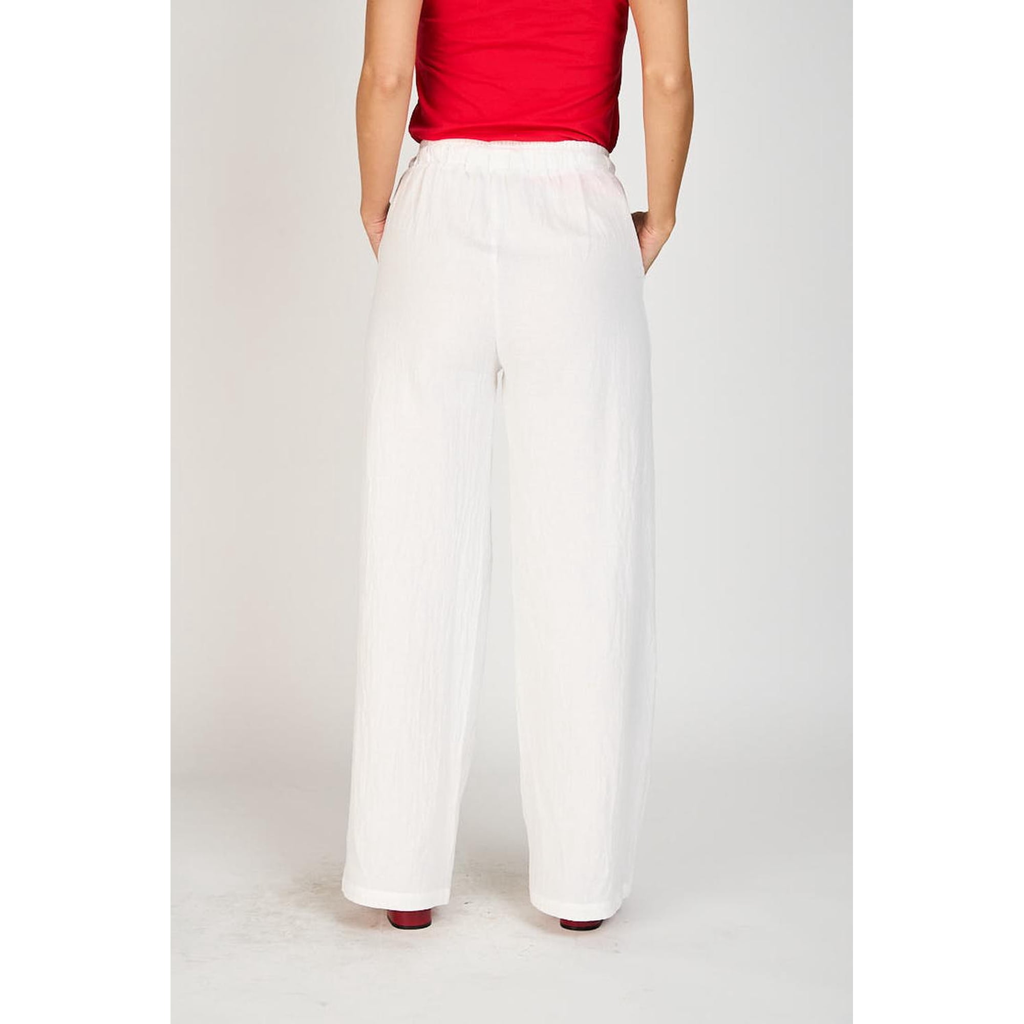 Pantalón Fluído Jo Eclipse Crema Xl