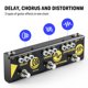 thumbnail image 2 of Pedal de guitarra multiefectos Donner Alpha Cruncher con adaptador, 2 of 6
