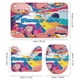 thumbnail image 3 of Padre de familia-theme 4-Piece Shower Curtain Set with Rugs, Waterproof Bathroom Decor Set Includes Bath Mat, U-Shaped Rug, Toilet Lid Cover and Curtain with Hooks, 3 of 6