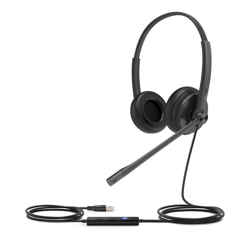 Diadema Usb Yealink Uh34 Doble Teams Negra