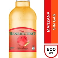 Agua Saborizada Manzana Botella 500 Ml Benedictino