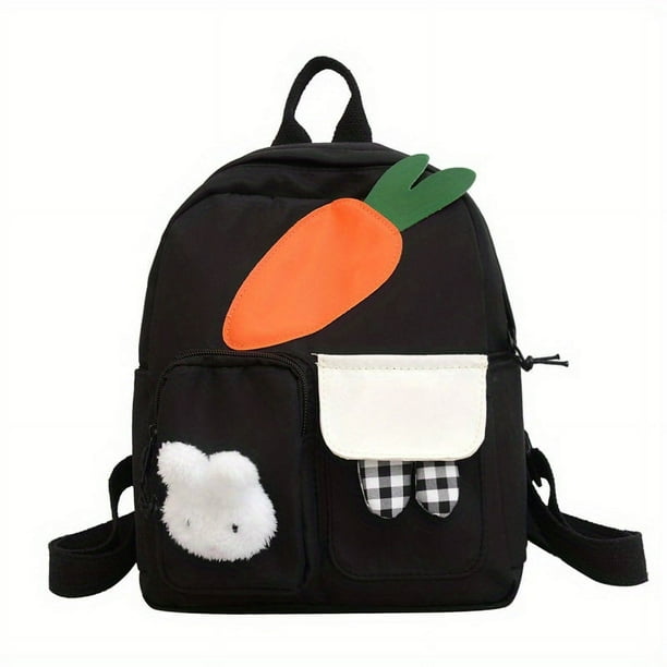 Children's Cute Schoolbags Cartoon Bunny Carrot Schoolbags For Primary School Students Kindergarten Schoolbags