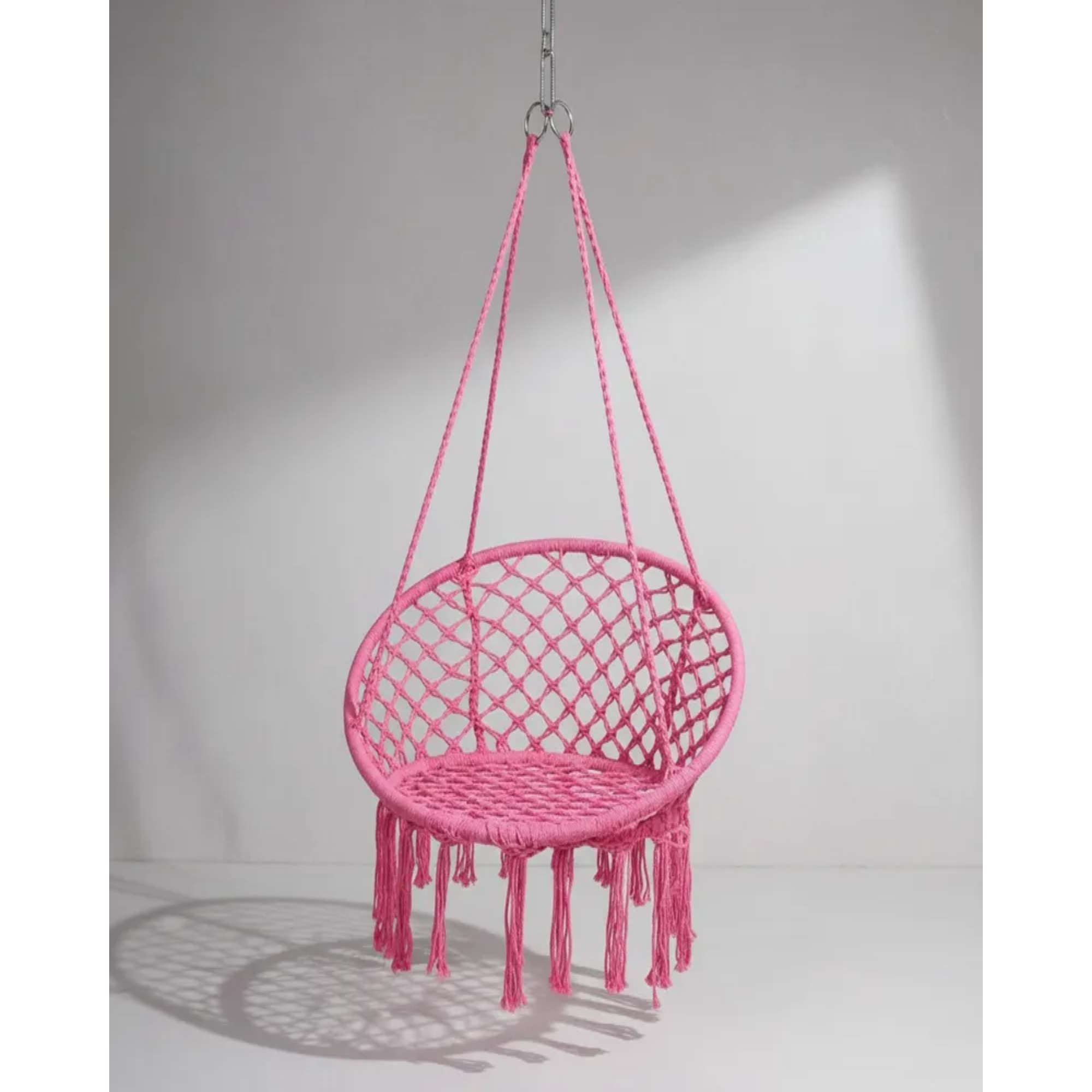 Tengfei - Hamaca Silla Colgante Reforzada Para Interior Y Exterior Sin Cojines