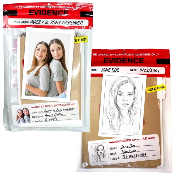 Juego Unsolved Case Files: paquete de 2 casos sin resolver Avery y Jane Doe