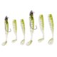 thumbnail image 4 of 6 Piezas Señuelo De Pesca De Sábalo Cebo De Plástico Suave Cabeza De Plantilla Swimbait Gusano De Larva LY1-05, 4 of 5